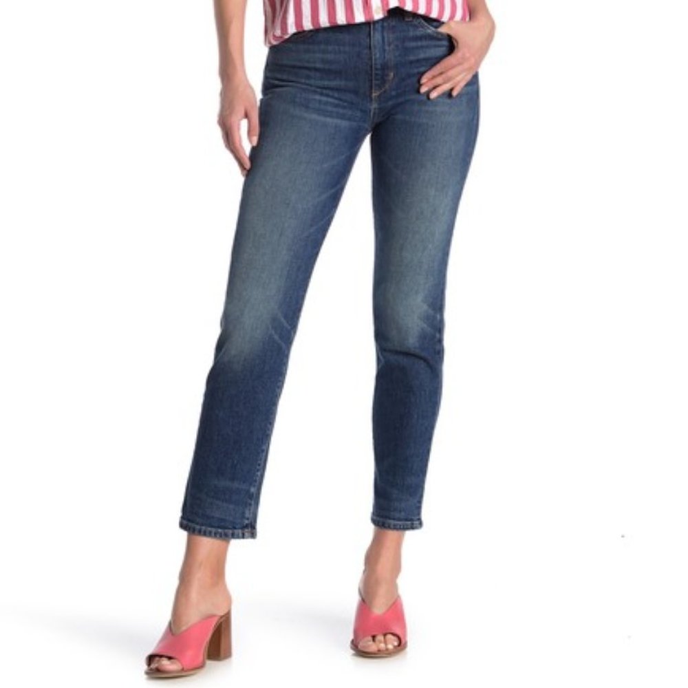 Joe's Jeans Milla High Rise Straight Ankle Jeans
